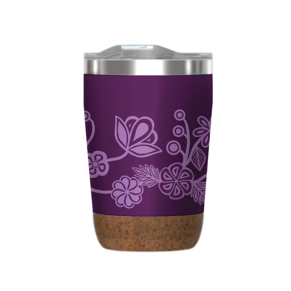 Native Northwest Cork Based Travel Mug - Ojibwe Florals