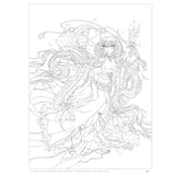 Magnificent Manga Colouring Book by Sara Stedner