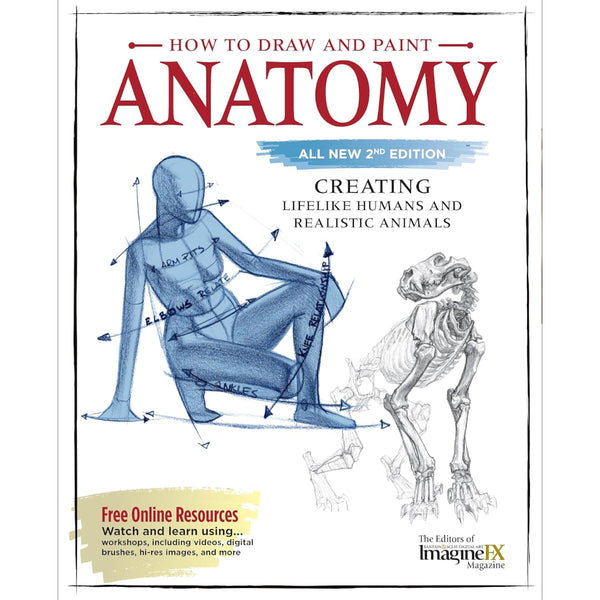 Fox Chapel How to Draw and Paint Anatomy, All New 2nd Edition