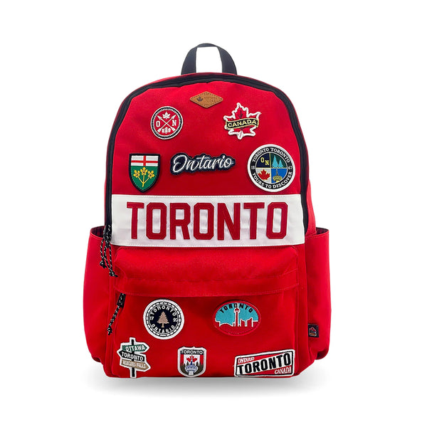 Northern Icons Classic Backpack - Toronto, Red