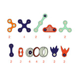 Clixo Magnetic Building Kit 30pc Mars Rover Pack