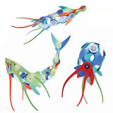 Clixo Magnetic Building Kit 24pc Ocean Creatures Pack