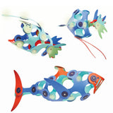 Clixo Magnetic Building Kit 24pc Ocean Creatures Pack