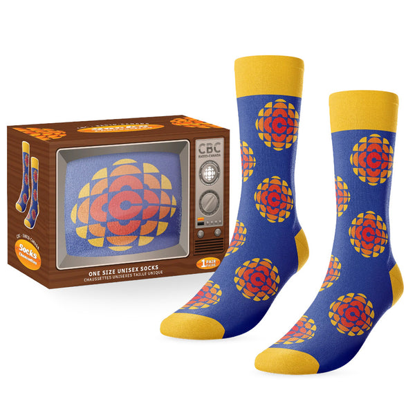 Main & Local CBC Retro Logo Socks