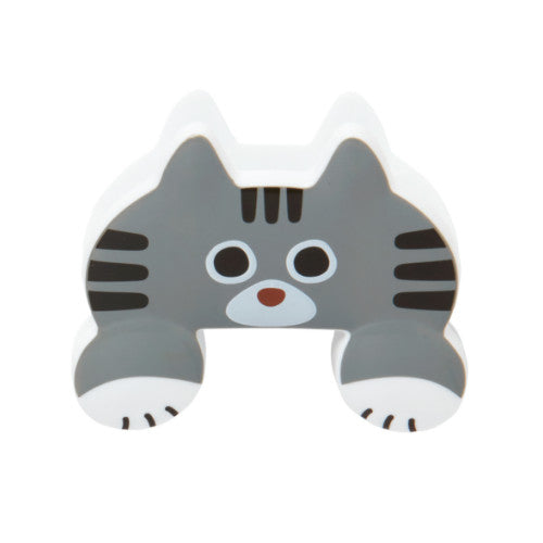 Bandai-Namco Sun-Star Jittome Clip - Silver Tabby Cat