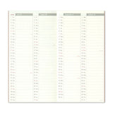 Traveler's Company 2025 Refill - Weekly Vertical 2nd Half