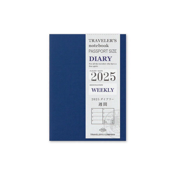Traveler's Company 2025 Passport Refill - Weekly 2nd Half