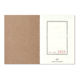 Traveler's Company 2025 Passport Refill - Weekly 2nd Half