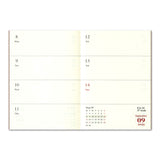 Traveler's Company 2025 Passport Refill - Weekly 2nd Half