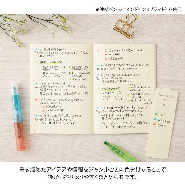 Midori Commonplace Book A6 - Grey