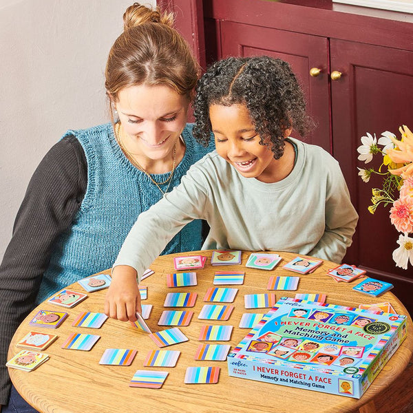eeBoo Memory & Matching Game - I Never Forget a Face
