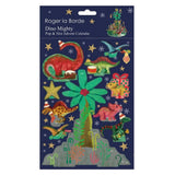 Roger la Borde Pop & Slot 3D Advent Calendar, Petite - Dino Mighty