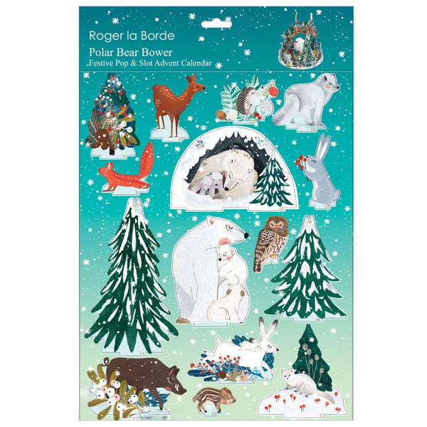 Roger la Borde Pop & Slot 3D Advent Calendar - Polar Bear Bower