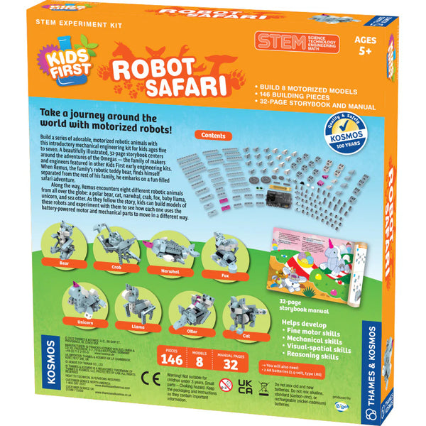 Thames & Kosmos Kids First: Robot Safari - Introduction to Motorized Machines