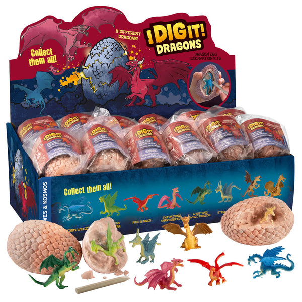Thames & Kosmos I Dig It! Dragons Egg Dig Kit, Blind Pack