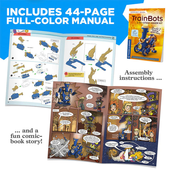 Thames & Kosmos TrainBots: 2-in-1 STEAM Maker Kit