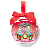 Rainbow Loom Bracelet Kit Ornament - Holiday Buttons