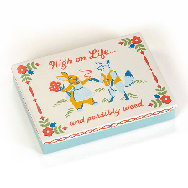 Blue Q Pocket Storage Box - High On Life