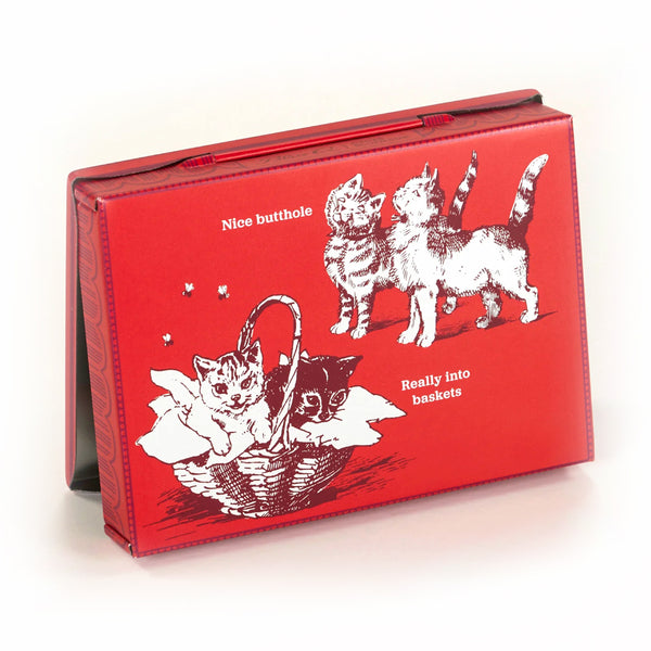 Blue Q Pocket Storage Box - Cat Box