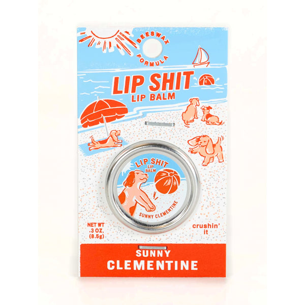 Blue Q Lip Shit Lip Balm - Sunny Clementine