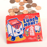 Blue Q Recycled Coin Purse - Lunch Money