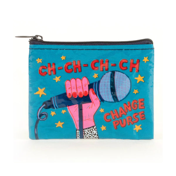 Blue Q Recycled Coin Purse - Ch-Ch-Ch-Ch Change Purse
