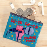 Blue Q Recycled Coin Purse - Ch-Ch-Ch-Ch Change Purse