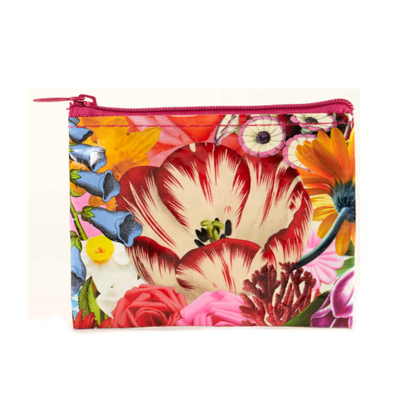 Blue Q Recycled Coin Purse - Blossom