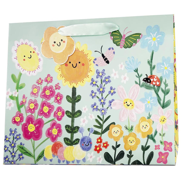 Paper Trendz Gift Bag, Jumbo - Smiling Garden
