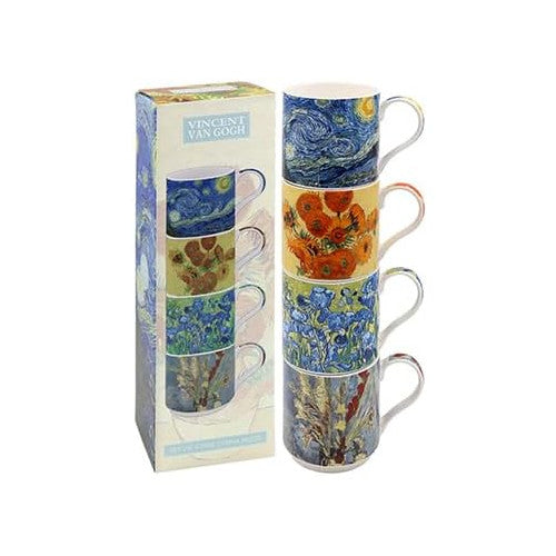 Lesser & Pavey Mug Set of 4 - Van Gogh