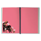 Roger la Borde Luxe Illustrated Journal - Cinnamon & Ginger