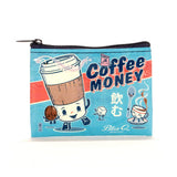 Blue Q Recycled Coin Purse - Coffee Money