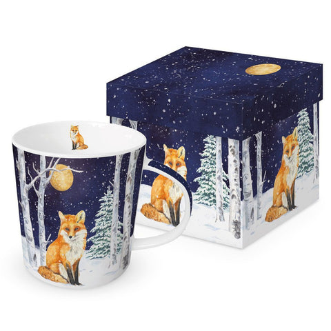 Paperproducts Design Gift Boxed Mug 13.5oz Winter Friend Fox