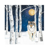 Paperproducts Design Beverage Napkins 20pk Winter Wolf