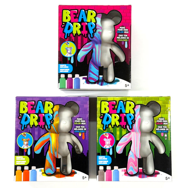 Bear Drip Model DIY Painting Kit 7" Assorted
