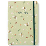 Letts 2025/2026 Mid-Year Agenda - Weekly, A5 Bumblebee Sage