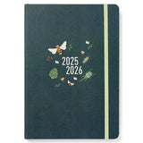 Letts 2025/2026 Mid-Year Agenda - Weekly, A5 Bumblebee Forest