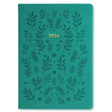 Letts 2026 Agenda - Weekly, A5 Woodland Green