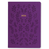 Letts 2026 Agenda - Weekly, A5 Woodland Purple