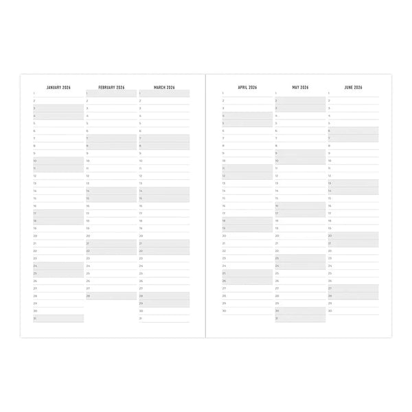 Letts 2026 Agenda - Weekly, A5 Woodland Purple