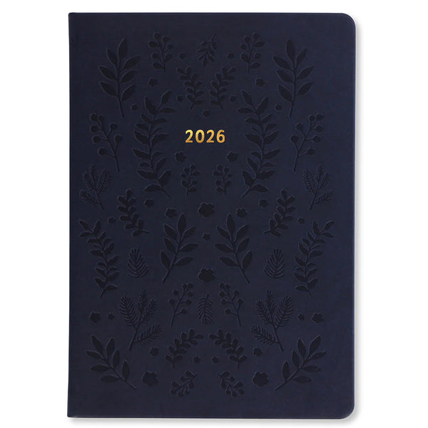 Letts 2026 Agenda - Weekly, A5 Woodland Navy