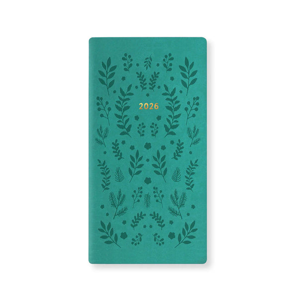 Letts 2026 Agenda - Weekly, Slim Woodland Green