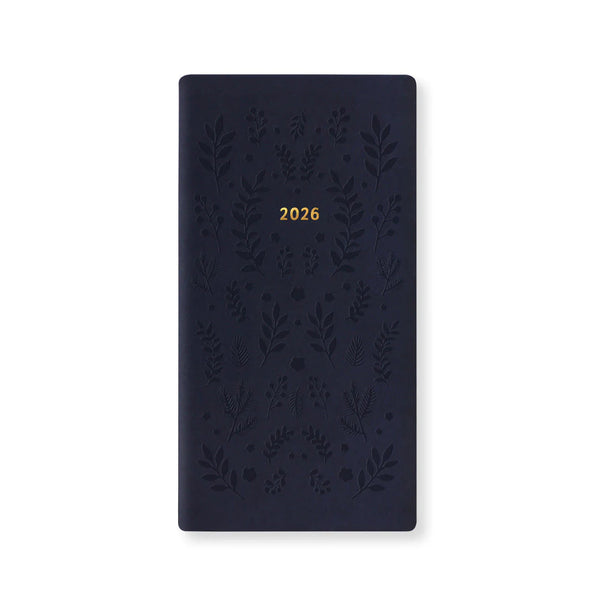 Letts 2026 Agenda - Weekly, Slim Woodland Navy