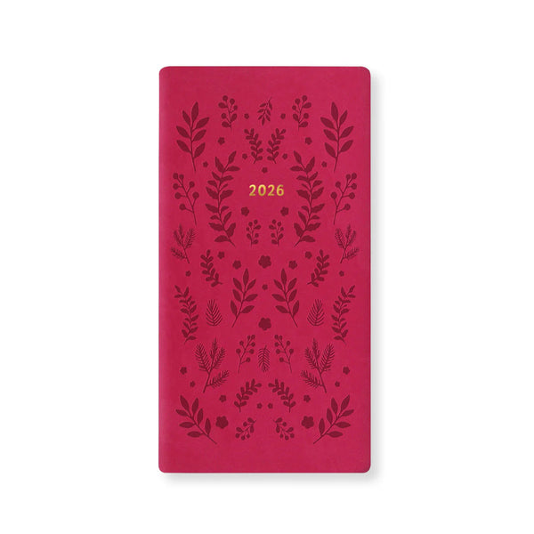 Letts 2026 Agenda - Weekly, Slim Woodland Purple