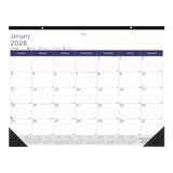 Blueline DuraGlobe™ 2026 Monthly Desk Pad Calendar