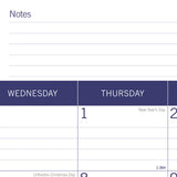 Blueline DuraGlobe™ 2026 Monthly Desk Pad Calendar