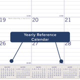 Blueline DuraGlobe™ 2026 Monthly Desk Pad Calendar