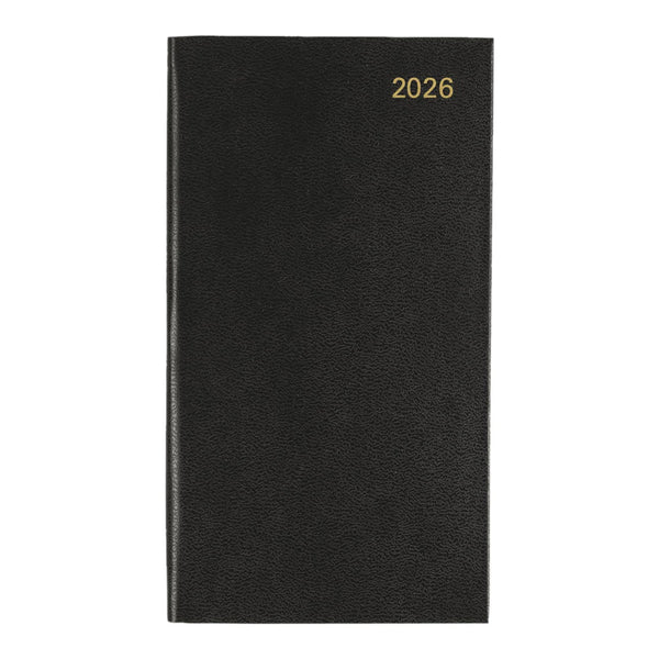 Letts 2026 Agenda - Weekly, Slim Principal Black