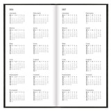 Letts 2026 Agenda - Weekly, Slim Principal Black
