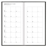 Letts 2026 Agenda - Weekly, Slim Principal Black